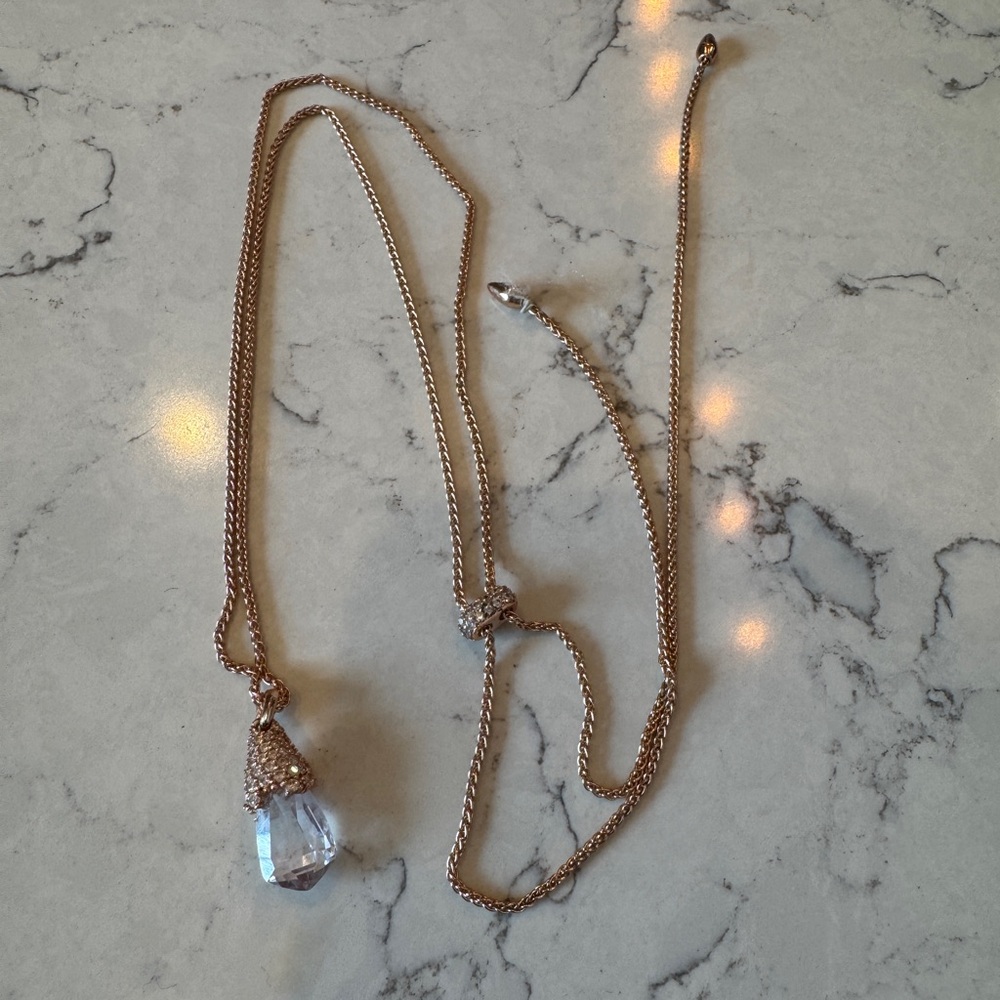 Kendra Scott Colby Adjustable Necklace in Rose Gold - New Without Tags